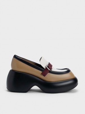 Loafers Charles And Keith Buckled flatforms Penny Πολύχρωμο | 35907-FEJX