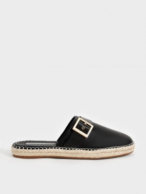 Mules Charles And Keith Buckled εσπαντριγιεσ μαυρα | 17052-OAXK