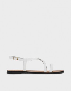 Σανδαλια Charles And Keith Criss Cross ασπρα | 45186-ZVSD