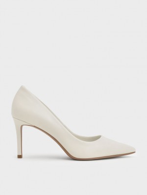 Γοβεσ Charles And Keith Emmy Pointed-toe ασπρα | 42603-EBIT