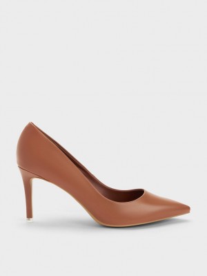 Γοβεσ Charles And Keith Emmy Pointed-toe καφε | 86593-ZCMV