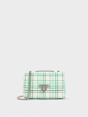 τσάντεσ ώμου Charles And Keith Alcott Push-Lock Chain Πολύχρωμο | 03254-WSHU