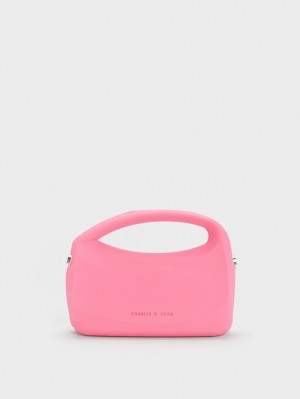 τσαντα χειροσ Charles And Keith Cocoon Top ροζ | 98046-RHSN
