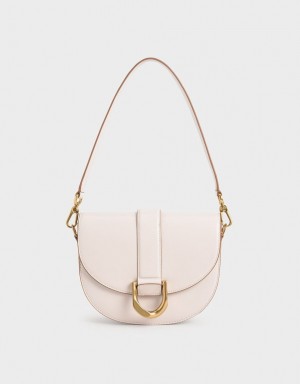 Τσάντες Σέλας Charles And Keith Gabine ροζ | 14826-WVSM