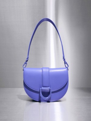 Τσάντες Σέλας Charles And Keith Gabine μωβ | 46890-QZTA