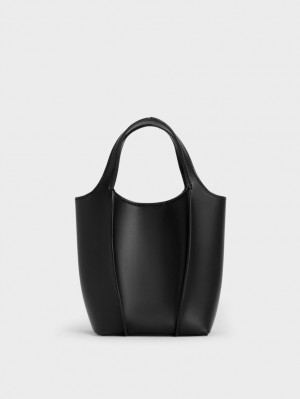 τσάντεσ tote Charles And Keith Arlys μαυρα | 48913-ZJPM