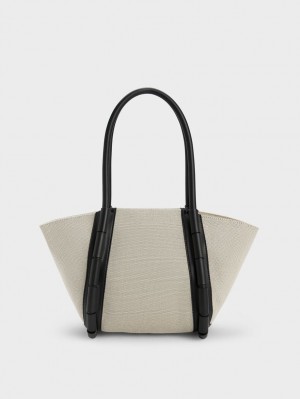 τσάντεσ tote Charles And Keith Machina καμβα μεντα | 92604-WGYX