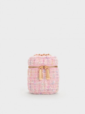 pouches Charles And Keith Micro Vanity ροζ | 15496-APCS