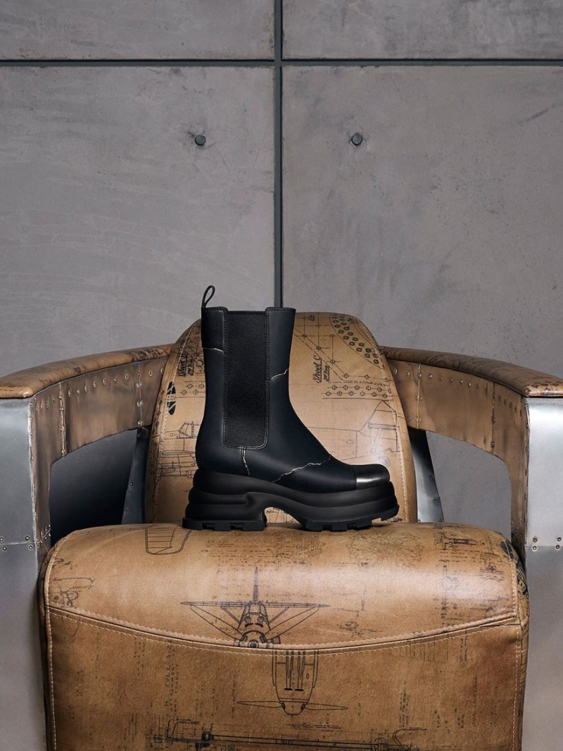 Chelsea Boots Charles And Keith Jules δερματινα μαυρα | 70192-VTEQ