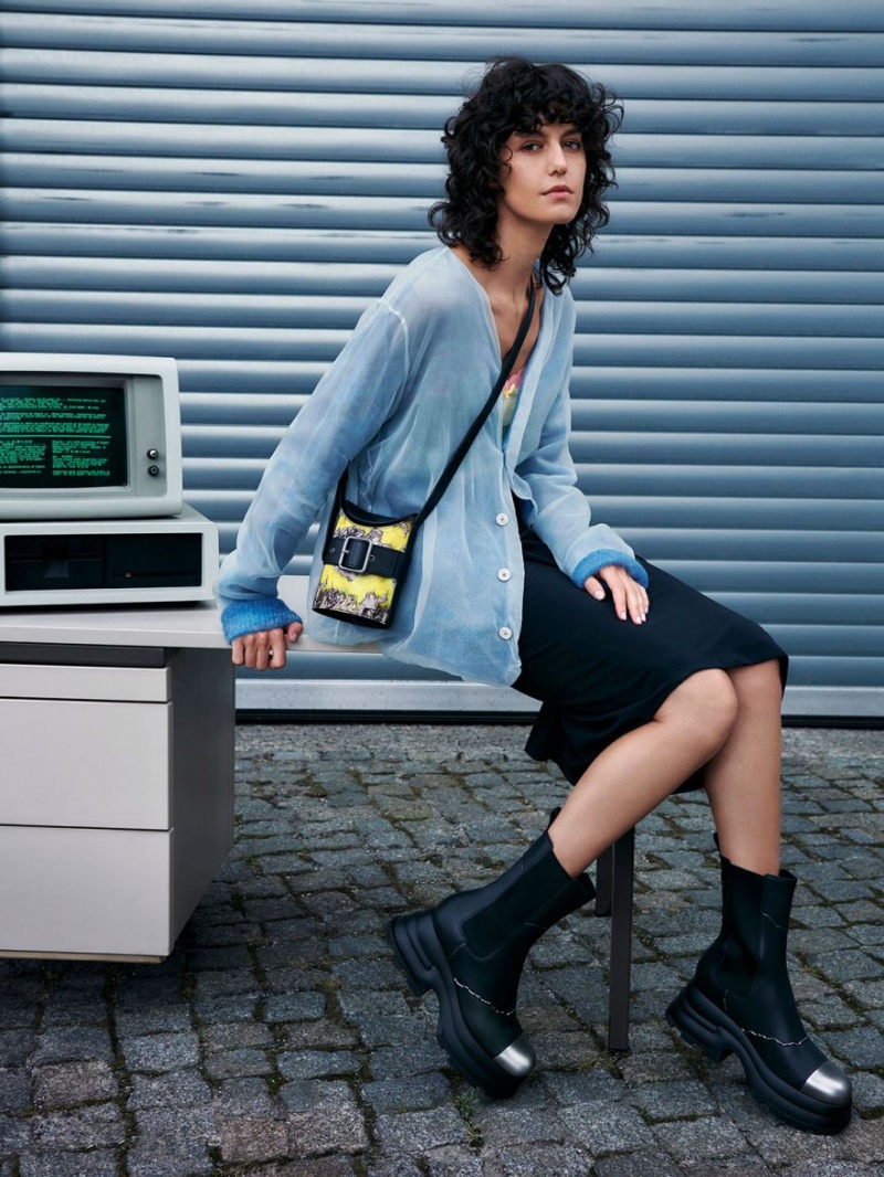 Chelsea Boots Charles And Keith Jules δερματινα μαυρα | 70192-VTEQ