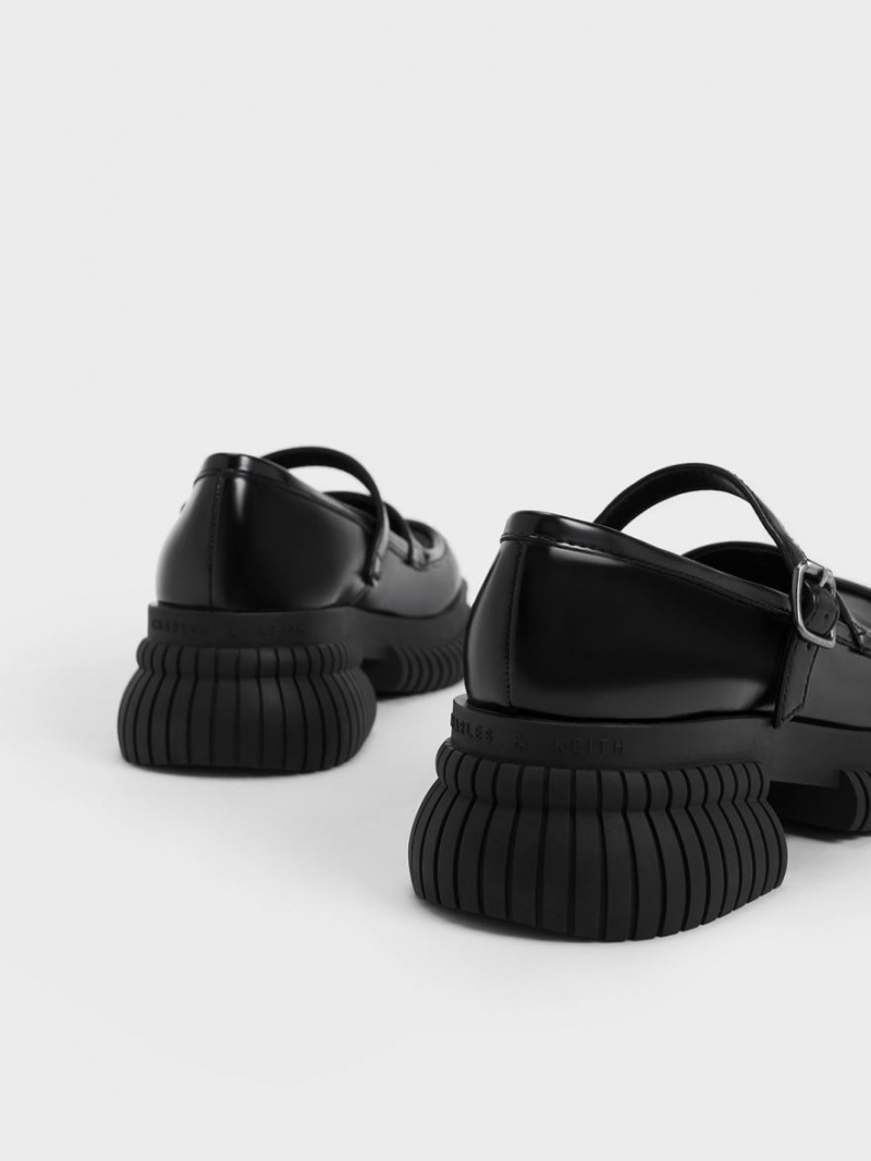 Loafers Charles And Keith Buckled Mary Jane μαυρα | 10827-YKON