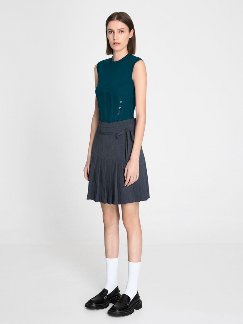 Loafers Charles And Keith Perline Χοντρός Penny μαυρα | 76945-WGER