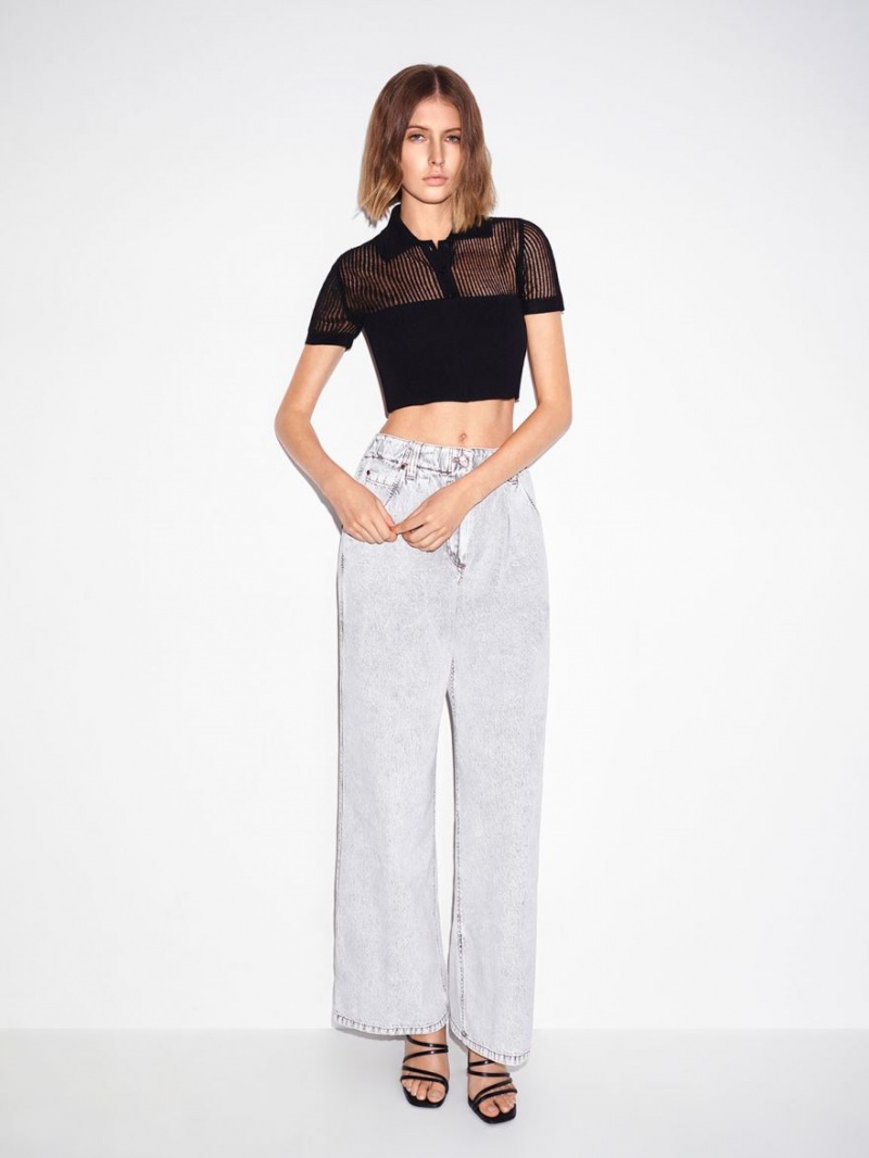 Mules Charles And Keith Asymmetric Square-toe με τακουνι μαυρα | 08562-JAGR