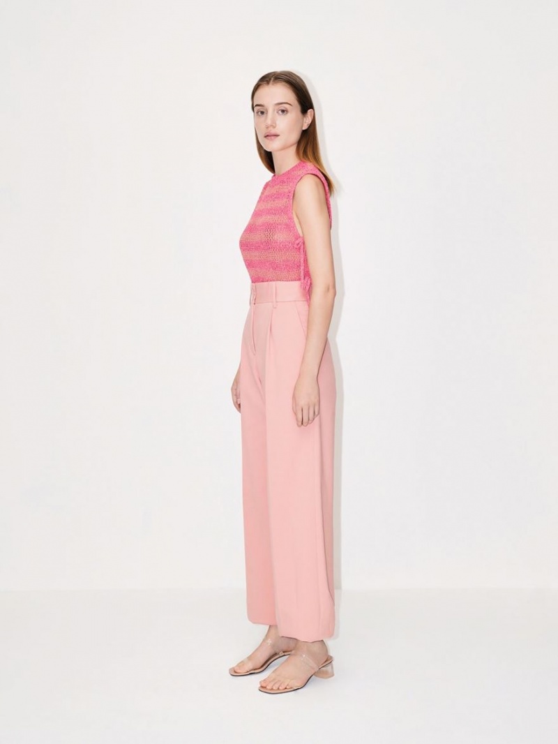 Mules Charles And Keith Double λουρακια See-Through Μπεζ | 90137-WXVS
