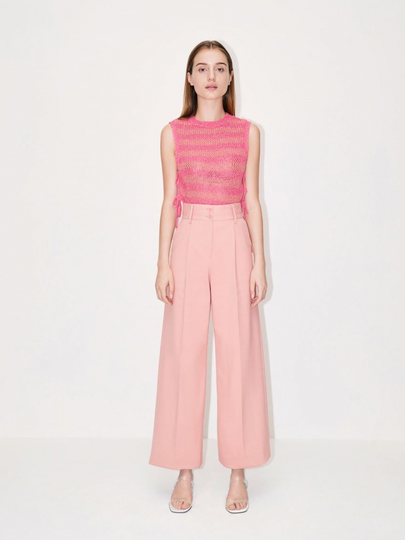 Mules Charles And Keith Double λουρακια See-Through ασπρα | 14356-FCNO