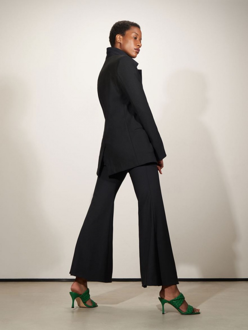 Mules Charles And Keith Double λουρακια Woven με τακουνι πρασινο | 36504-AISR