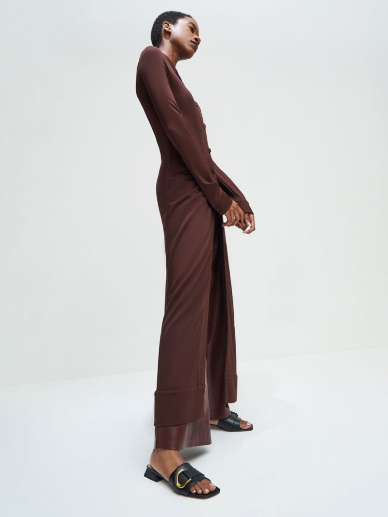 Mules Charles And Keith Gabine Buckled δερματινα​ μαυρα | 91654-NCGZ