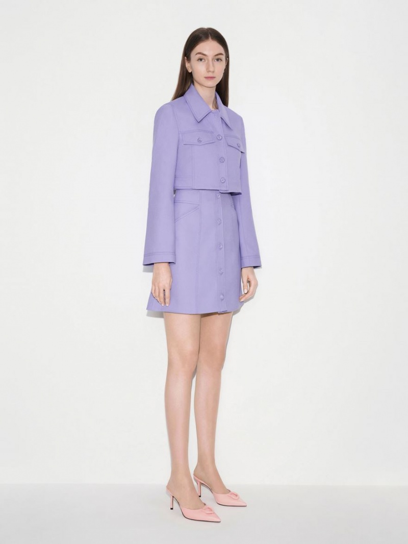 Mules Charles And Keith Gabine δερματινα ροζ | 21963-WHDL