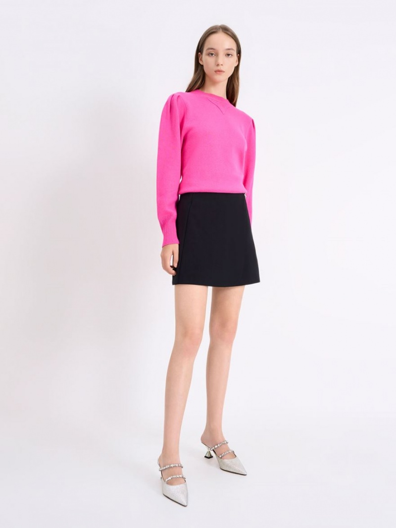 Mules Charles And Keith Gem-Encrusted Metallic Glittered ασημι | 98064-AHQN