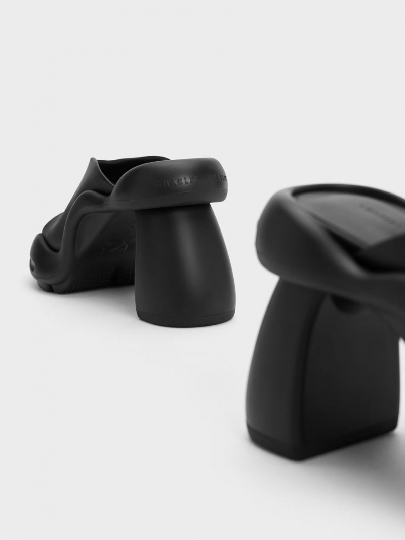 Mules Charles And Keith Leila Sculptural μαυρα | 52016-PGQF