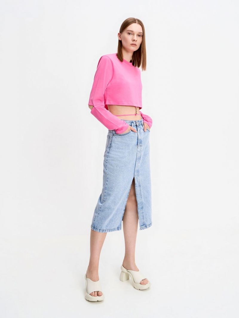 Mules Charles And Keith Leila Sculptural κρέμα | 35467-UFMP