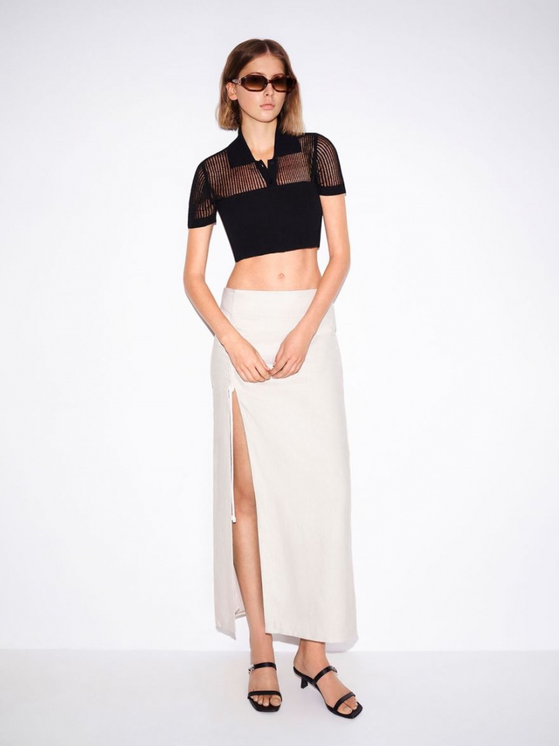 Mules Charles And Keith Metallic Accent Double λουρακια μαυρα | 84926-RODF