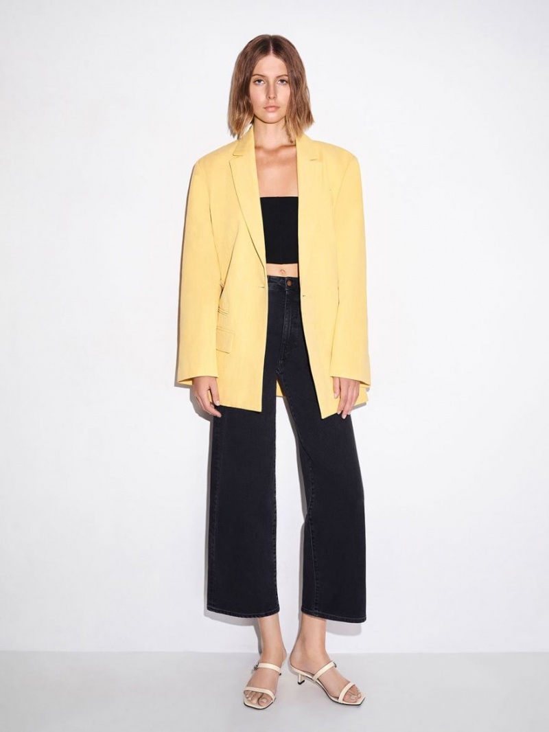 Mules Charles And Keith Metallic Accent Double λουρακια κρέμα | 89135-WZSB