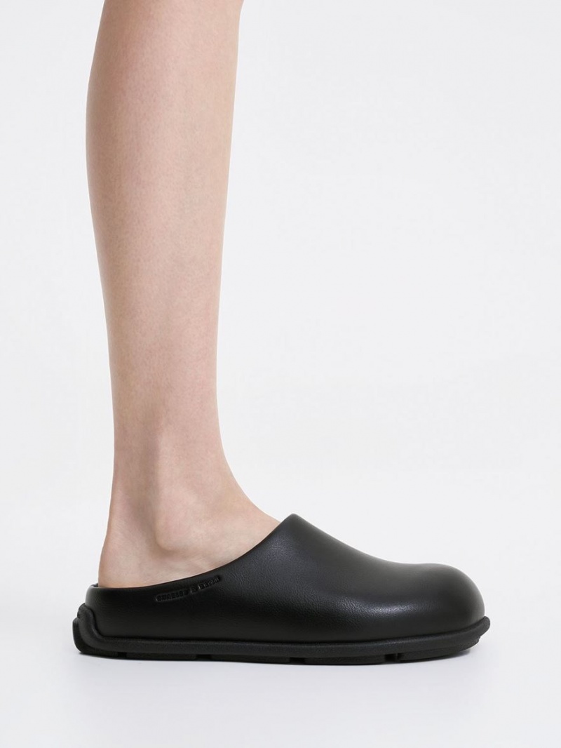 Mules Charles And Keith Molly φλατ μαυρα | 31086-JSVA