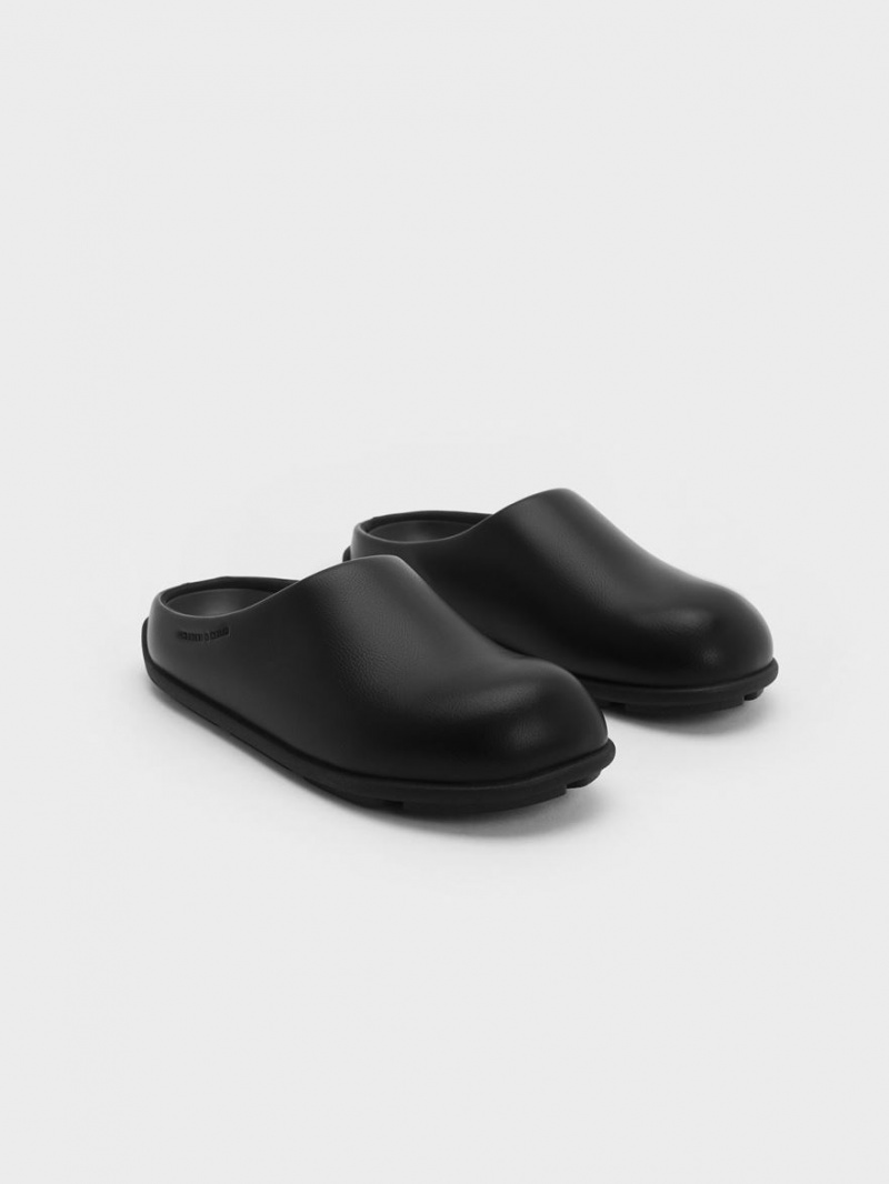 Mules Charles And Keith Molly φλατ μαυρα | 31086-JSVA
