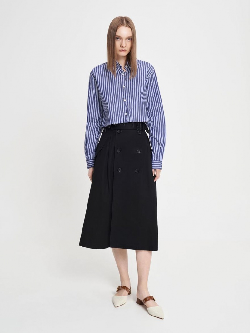 Mules Charles And Keith Sepphe Cut-Out Tweed με τακουνι Πολύχρωμο | 18924-PARB