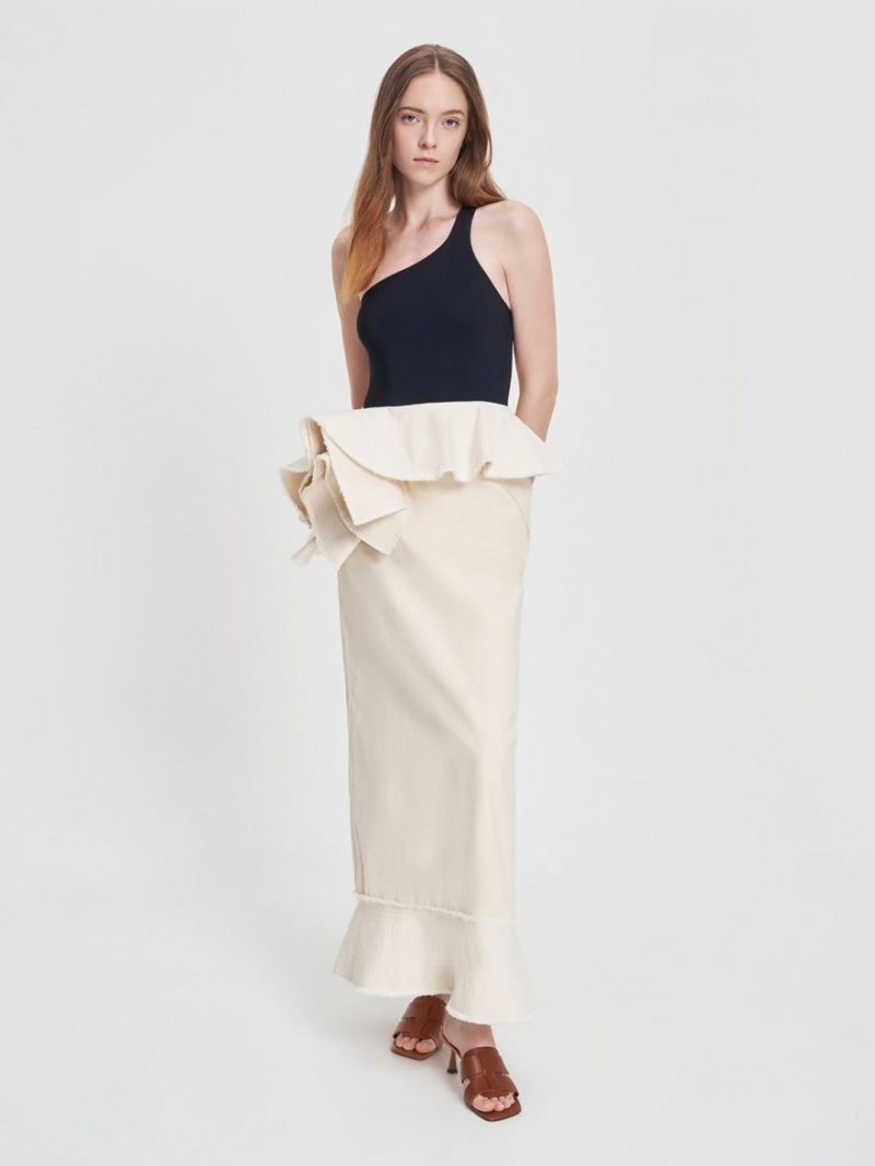 Mules Charles And Keith Trichelle Interwoven δερματινα Spool Heel σκούρο καφε | 34802-JMLD
