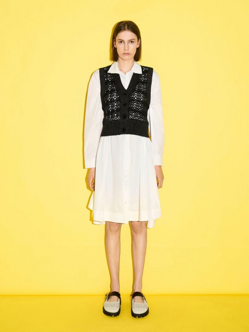Mules Charles And Keith Woven Buckled φλατ ασπρα | 06819-EYUP