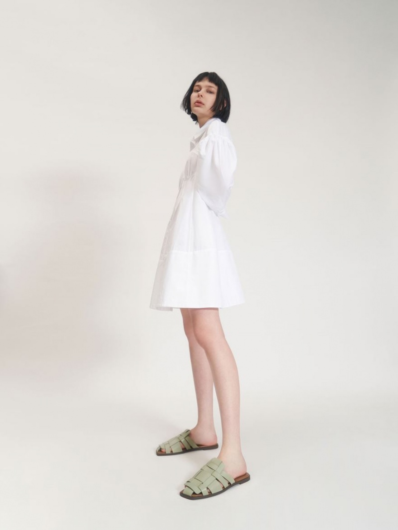 Mules Charles And Keith Woven φλατ μεντα | 43281-GXLO
