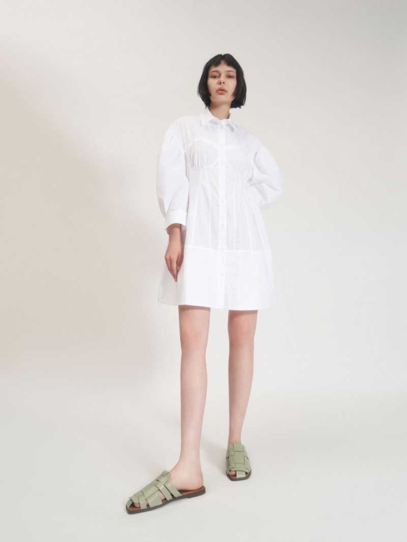 Mules Charles And Keith Woven φλατ μεντα | 43281-GXLO