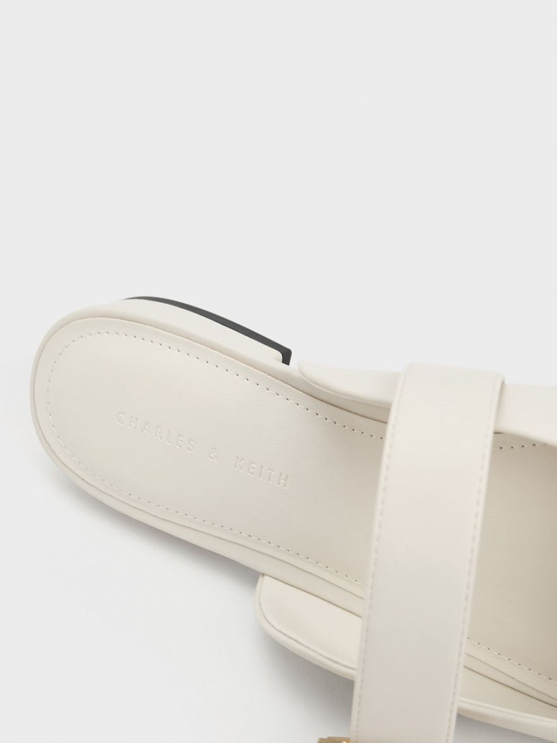 Mules Charles And Keith λουστρινι Pearl πόρπης Mary Jane Πολύχρωμο | 95213-VONG