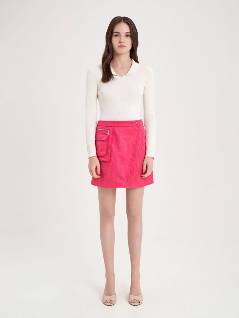 Mules Charles And Keith δερματινα Round-toe με τακουνι Μπεζ | 71289-BFQE