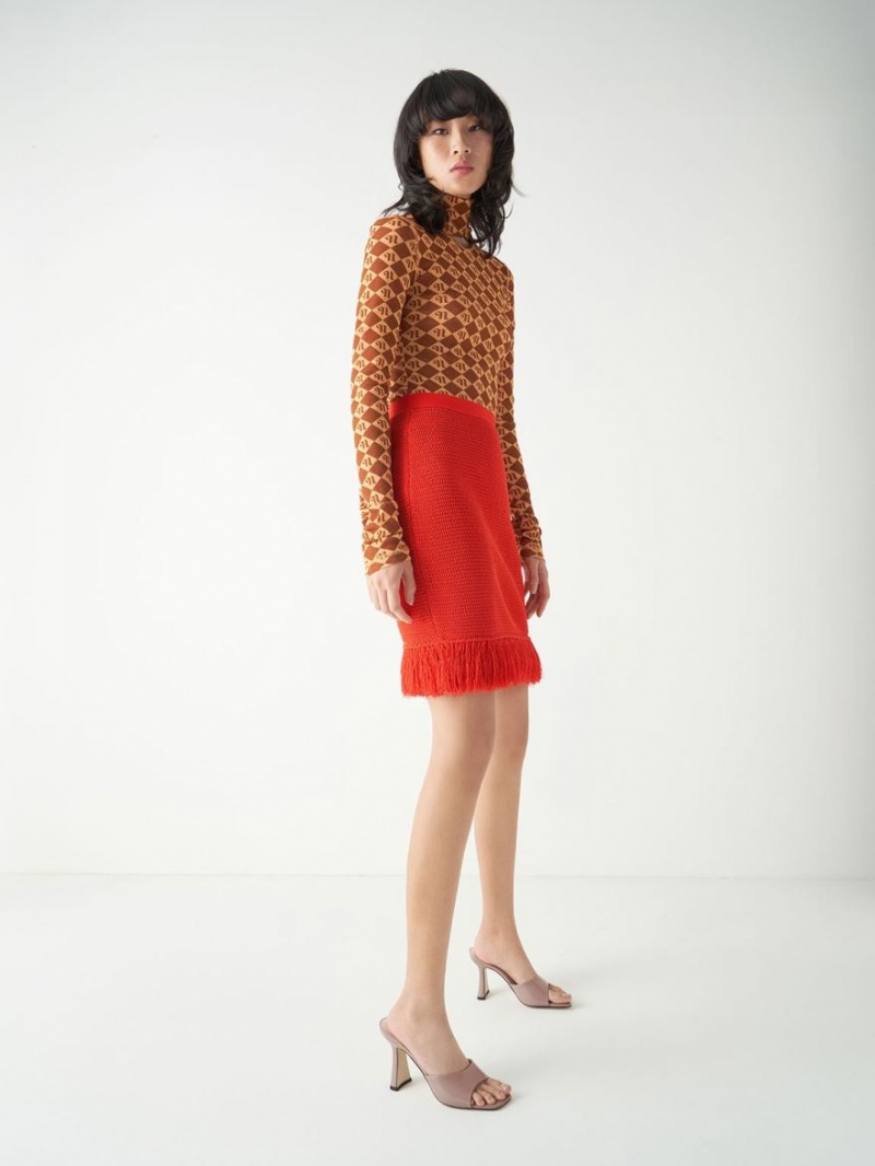 Mules Charles And Keith λουστρινι Square toe με τακουνι καφε | 61079-AMND