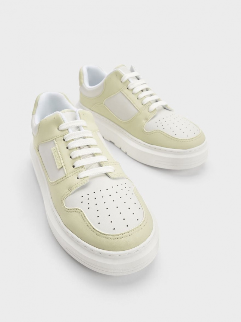 Sneakers Πλατφορμα Charles And Keith Gem-Embellished μεντα | 81624-WUAI
