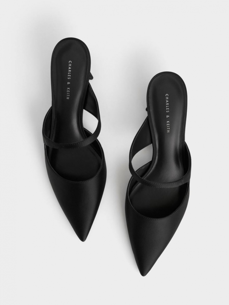Γοβεσ Charles And Keith Asymmetric Sculptural Heel μαυρα | 20356-JRCG
