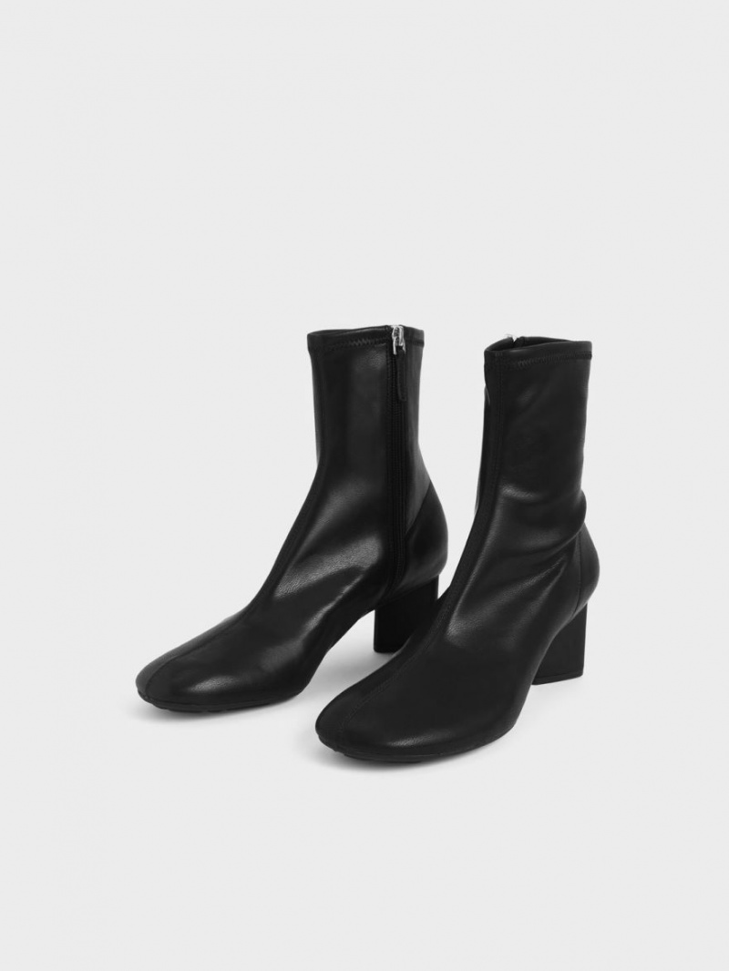 Μποτακια Charles And Keith Blade Heel μαυρα | 06819-JXMC