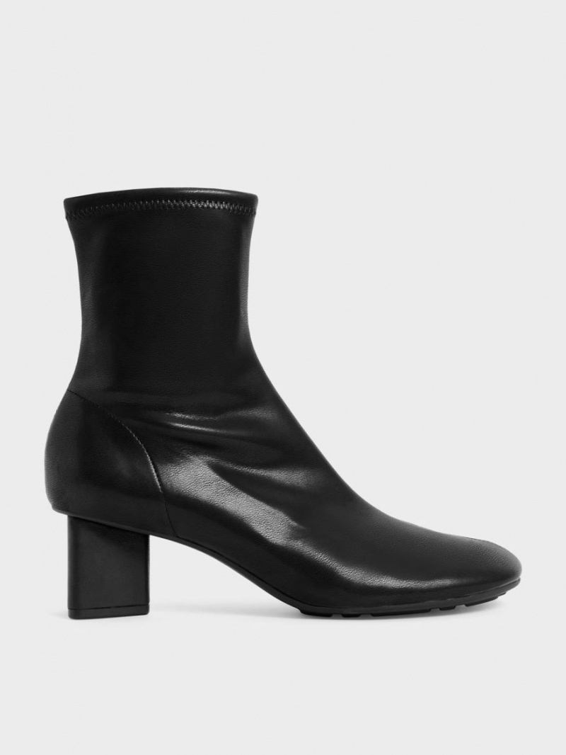 Μποτακια Charles And Keith Blade Heel μαυρα | 06819-JXMC