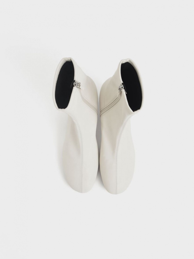 Μποτακια Charles And Keith Blade Heel ασπρα | 79306-NDVF