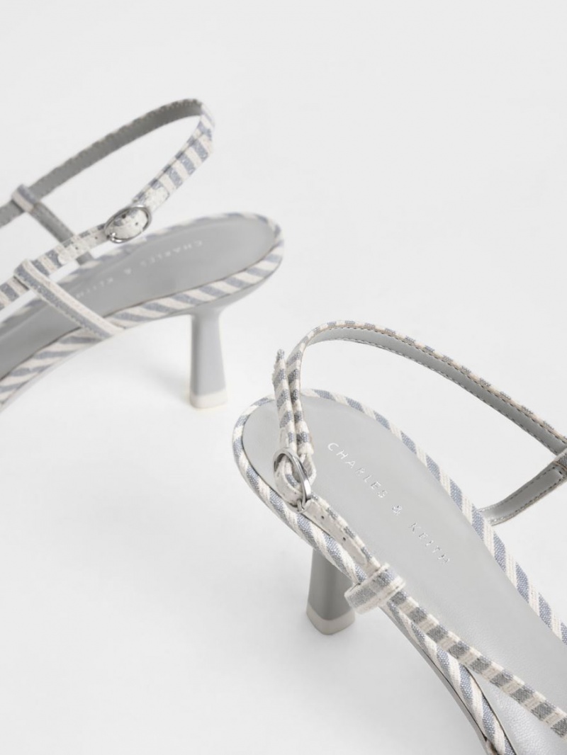 Γοβεσ Charles And Keith Bow-Tie Slingback ανοιχτο μπλε | 54682-UVTC