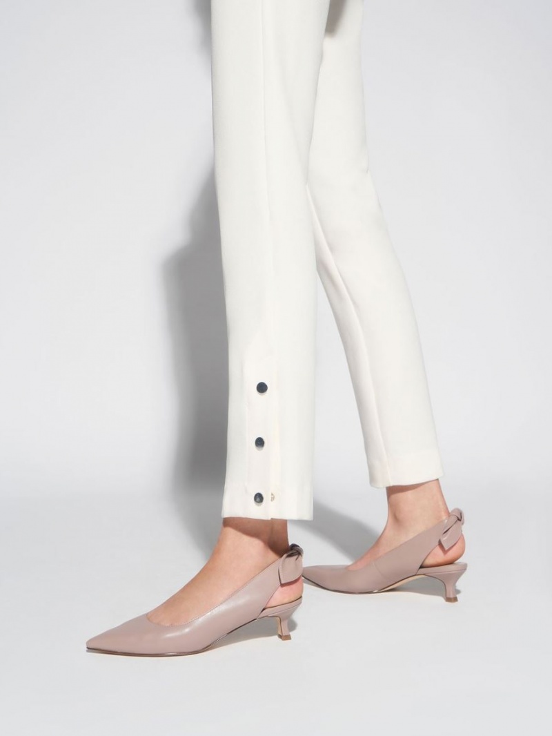 Γοβεσ Charles And Keith Bow Slingback ροζ | 97516-DLUC