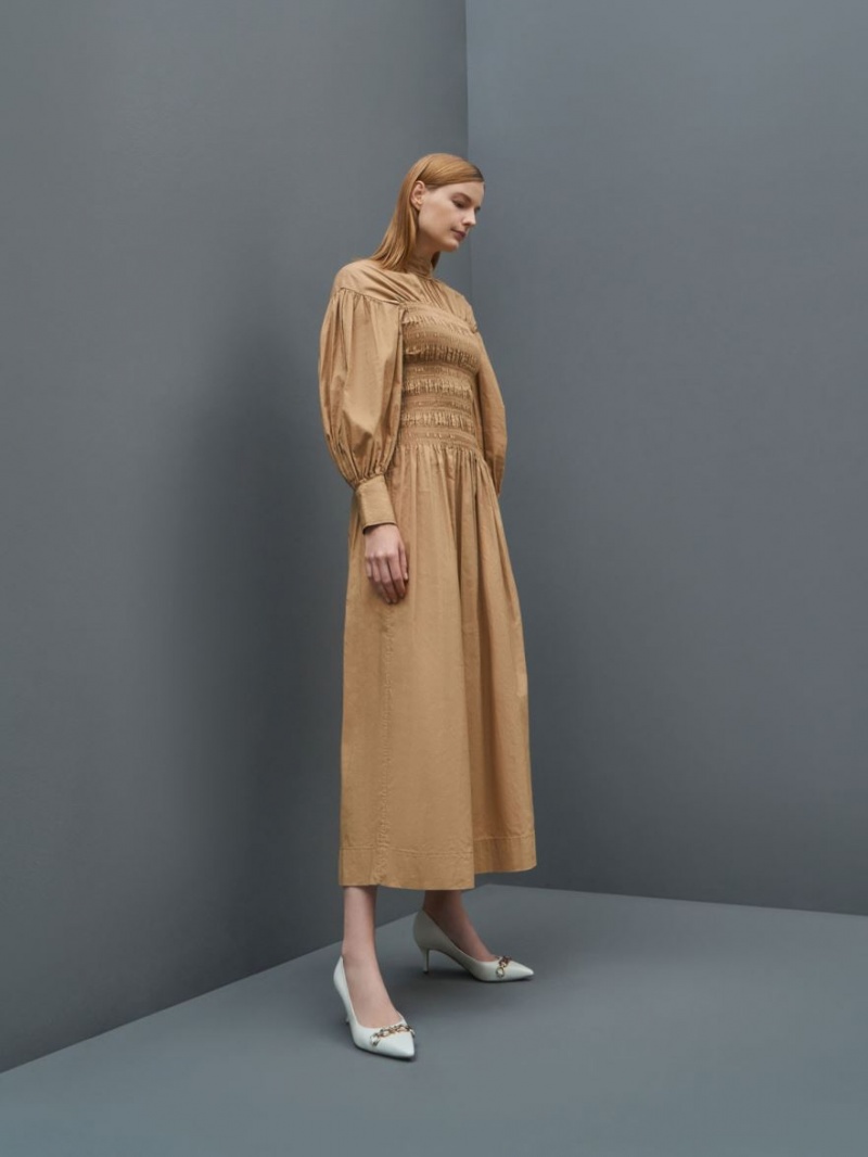 Γοβεσ Charles And Keith Chain Link Pointed toe ασπρα | 90276-MDOR
