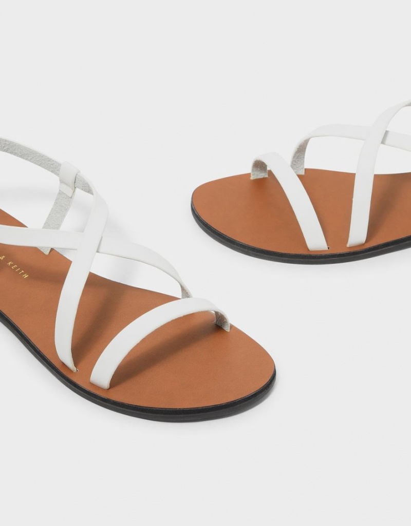 Σανδαλια Charles And Keith Criss Cross ασπρα | 45186-ZVSD
