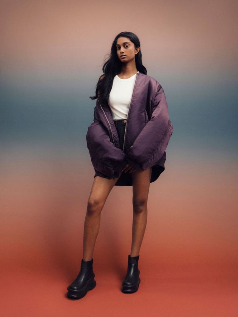 Μποτακια Charles And Keith Curved flatforms μαυρα | 20864-ITJX