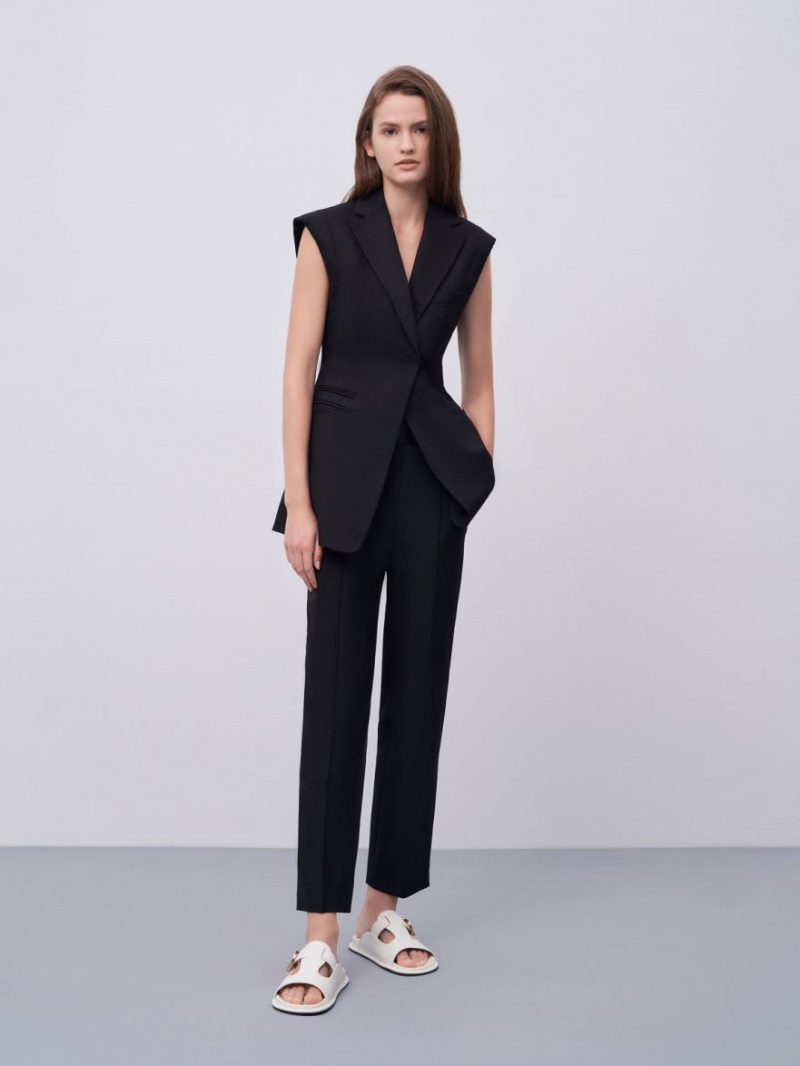 Σαγιοναρεσ Charles And Keith Cut-Out Buckled ασπρα | 62419-PZMY