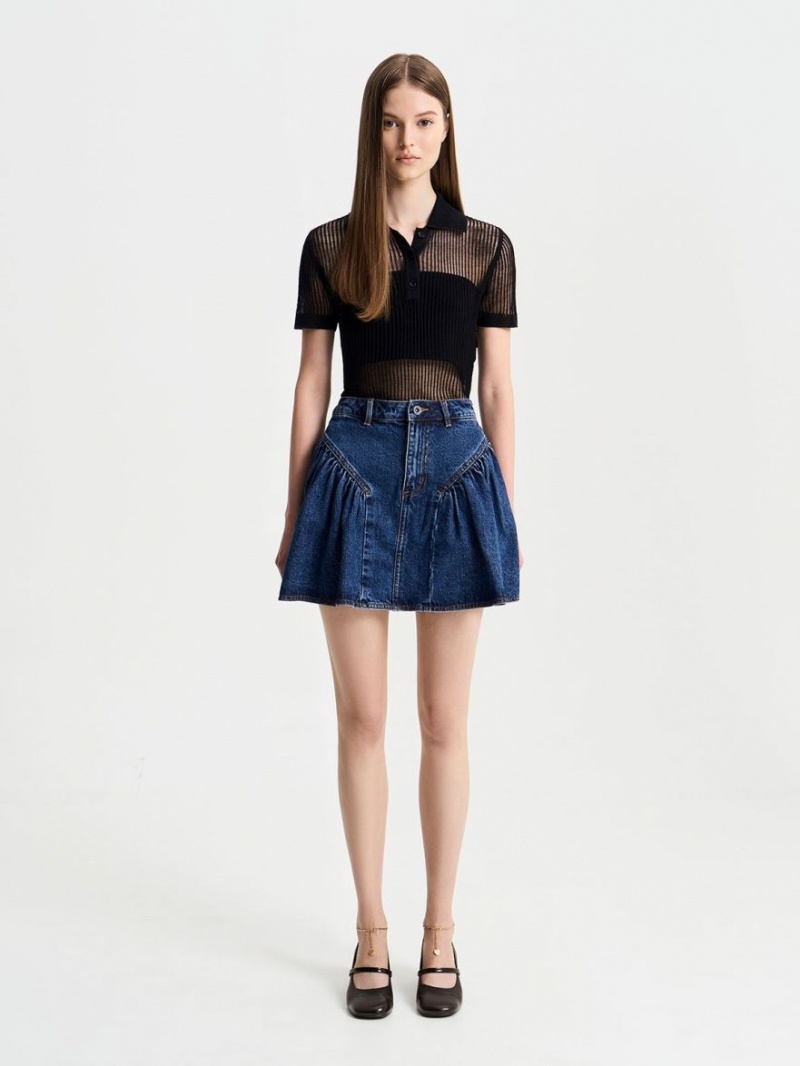 Γοβεσ Charles And Keith Delicate Chain-Link Mary Jane μαυρα | 46035-MVFD