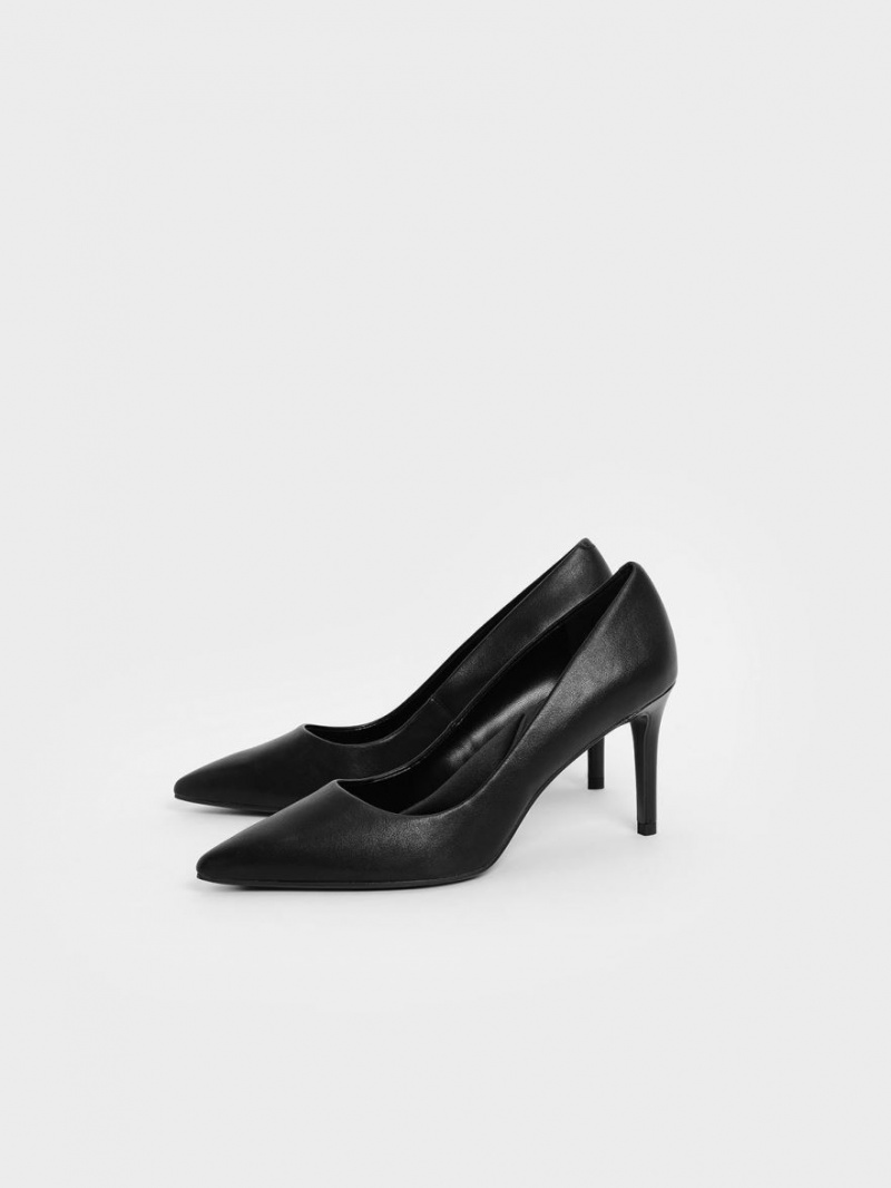 Γοβεσ Charles And Keith Emmy Pointed-toe μαυρα | 26480-WAXF